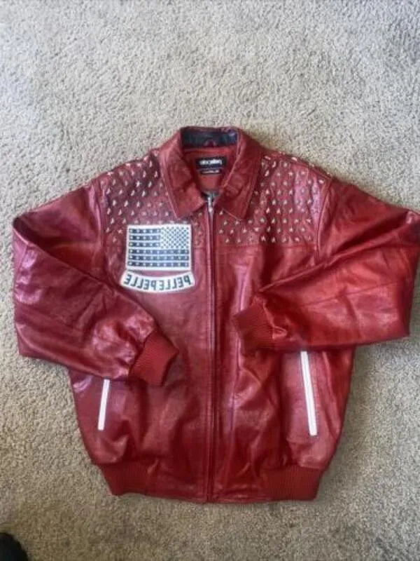 Americana Red Leather Jacket Pelle Pelle Jacket